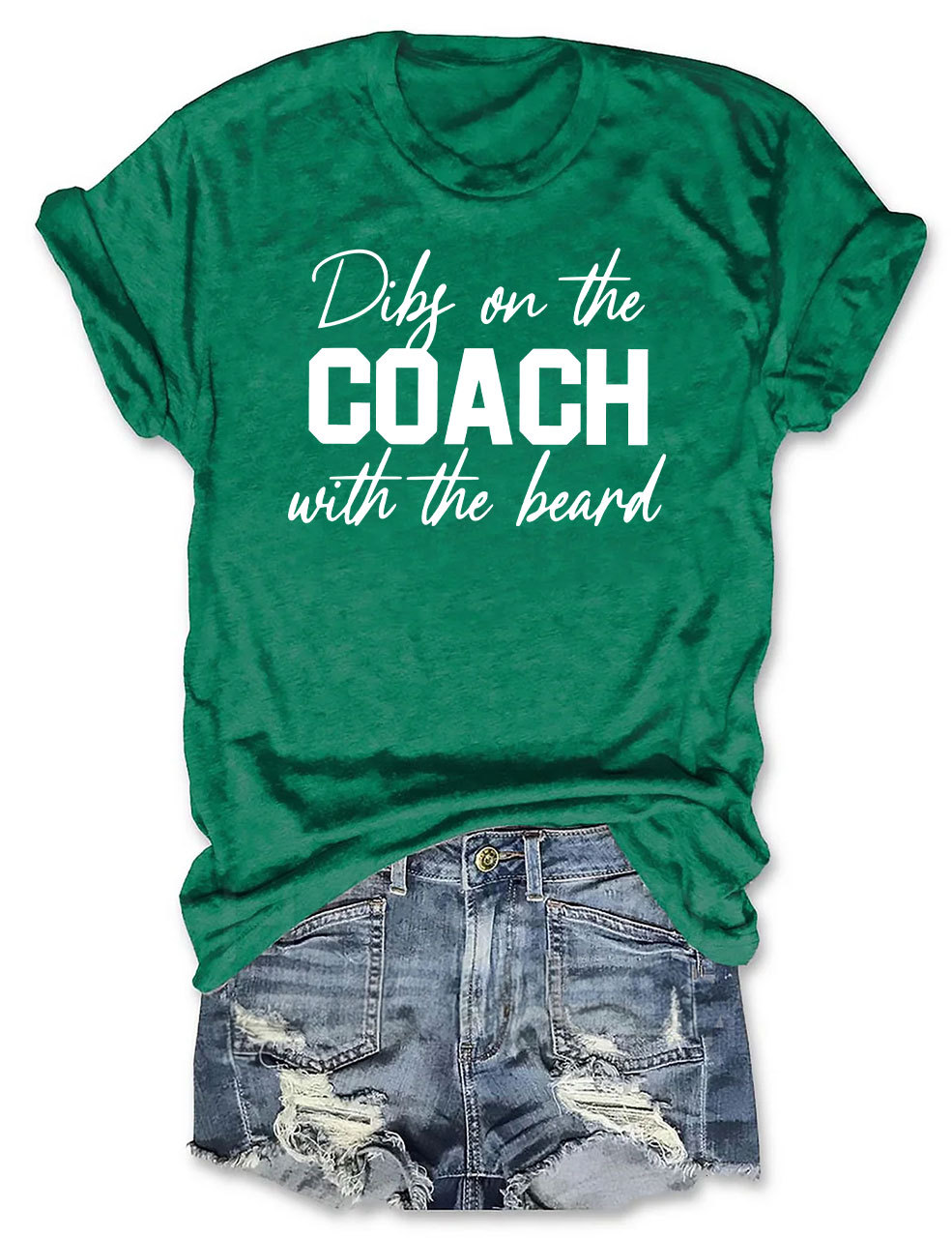 Dibs On The Coach With The Beard Football T-Shirt