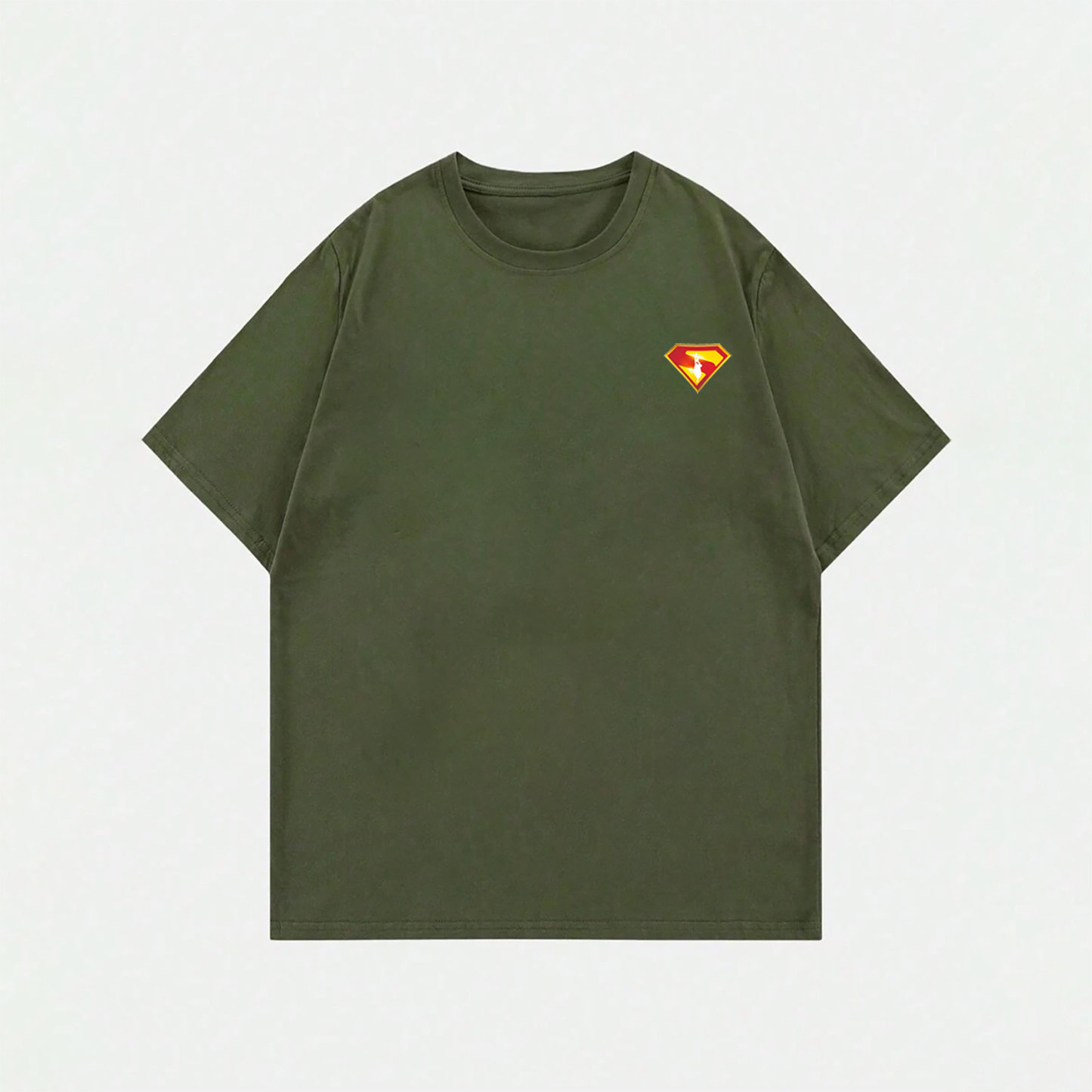 Superman Movie IP Pattern Men's Casual T-shirt