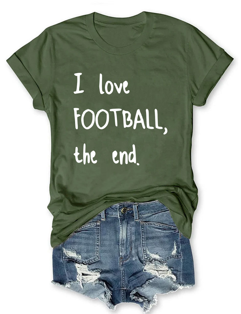 I Love Football The End T-shirt