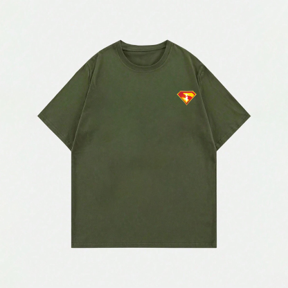 Superman Movie IP Pattern Men's Casual T-shirt