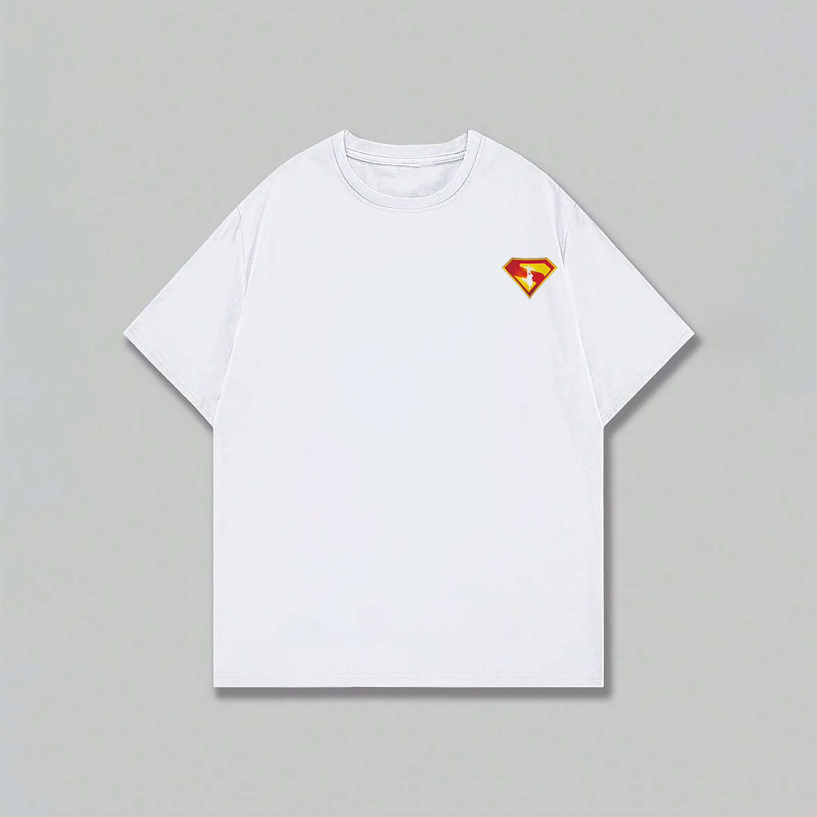 Superman Movie IP Pattern Men's Casual T-shirt