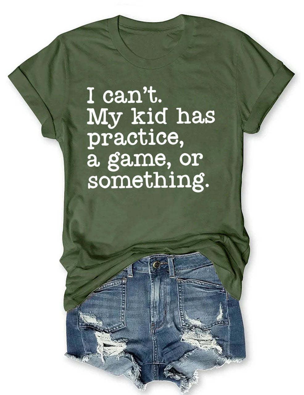 I Can't My Kid Has Practice I Funny Football  T-Shirt