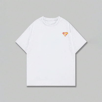 Superman Movie IP Pattern Men's Casual T-shirt