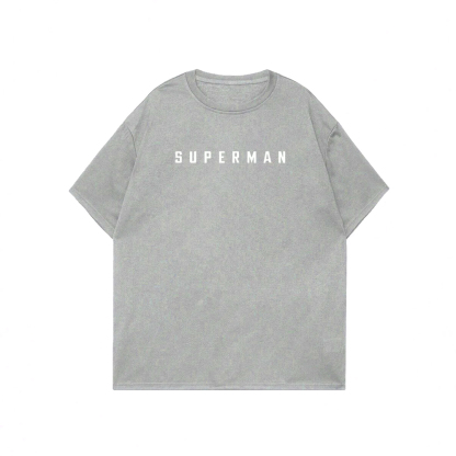 Superman Movie IP Pattern Men's Casual T-shirt