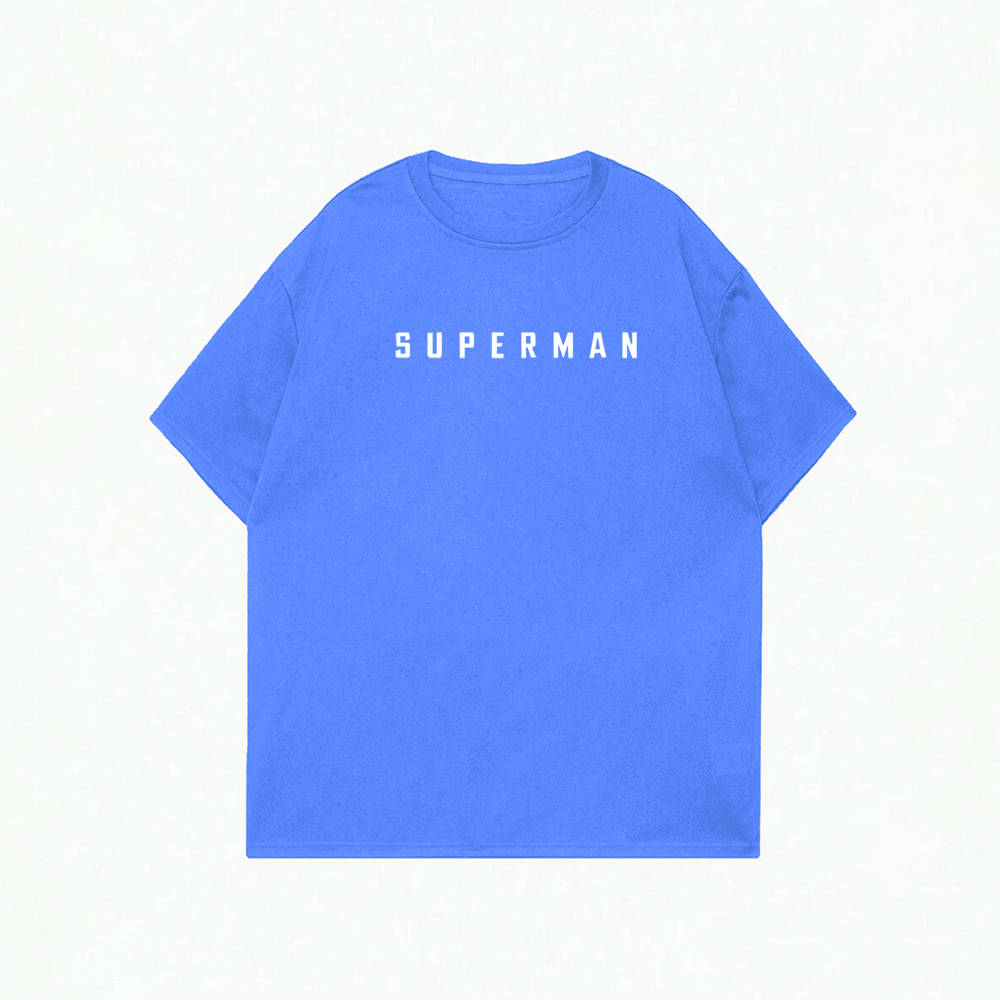 Superman Movie IP Pattern Men's Casual T-shirt