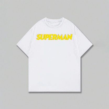 Superman Movie IP Pattern Men's Casual T-shirt
