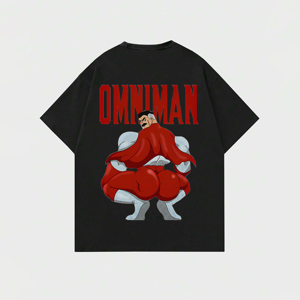 Invincible Comic Element Pattern Men's Casual T-shirt