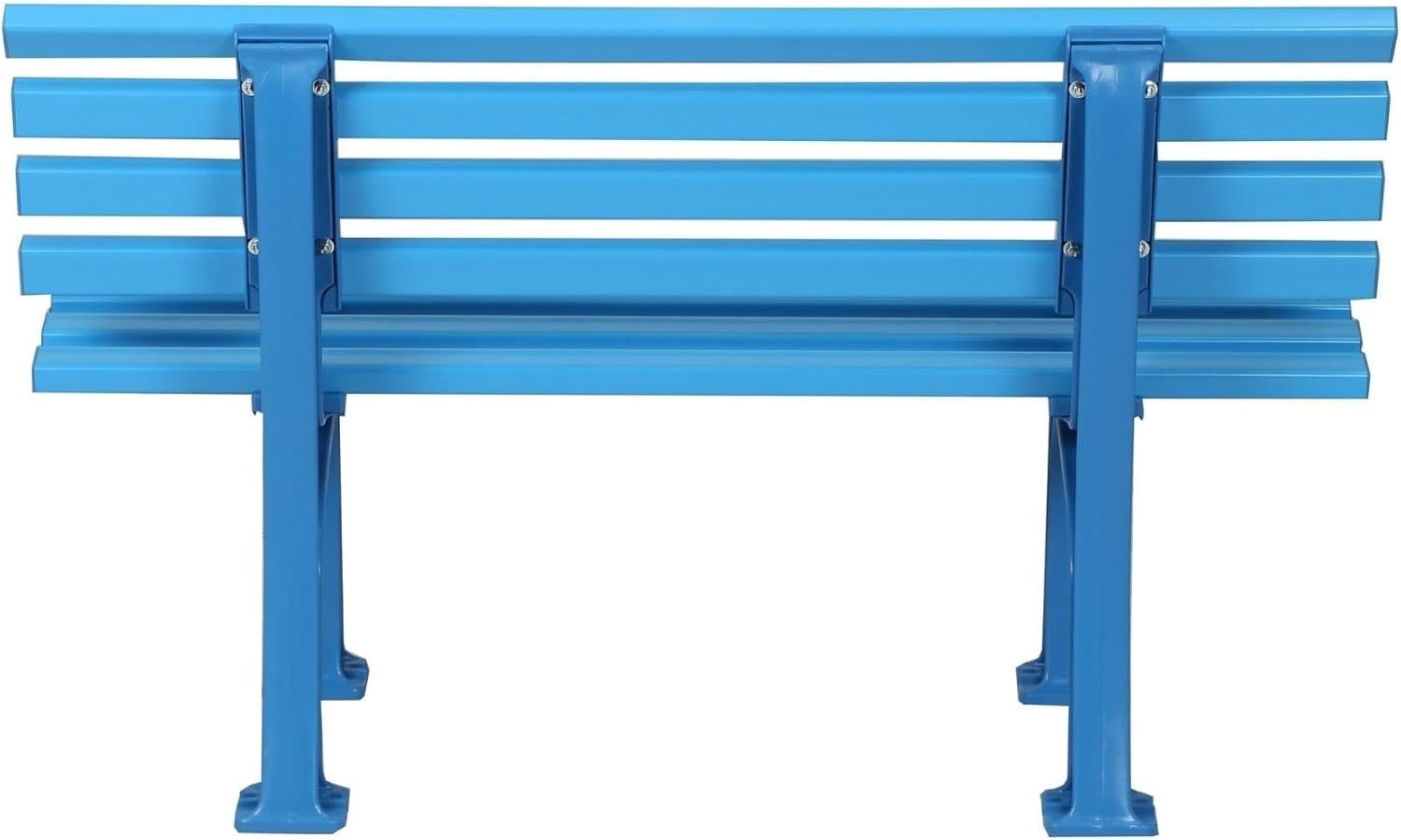 NEXAMARKET Gartenbank Antigua | 2-Sitzer | Himmelblau | HxBxT 74x120x54cm | Witterungs- & UV-beständiger Kunststoff | Parkbank Sitzbank Außenbereich Garten Balkon Terrasse