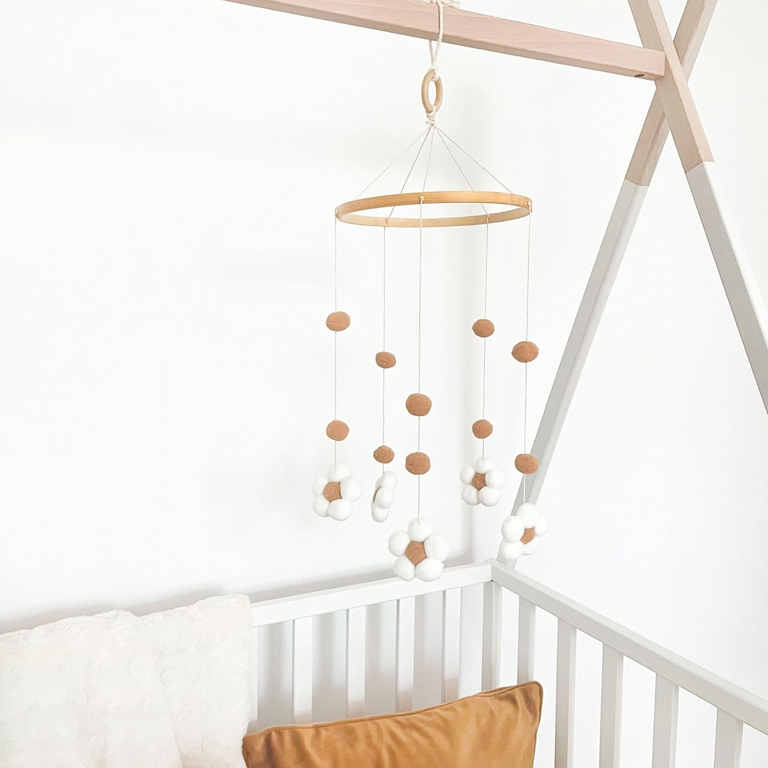 NEXAMARKET Weiss Babybett mit Schubladen 60x120 - Baby Bett - Kinderbett 60x120 ab 3 Jahr - Beistellbett Baby - Kinder Bett - Maserholz Kinderbetten