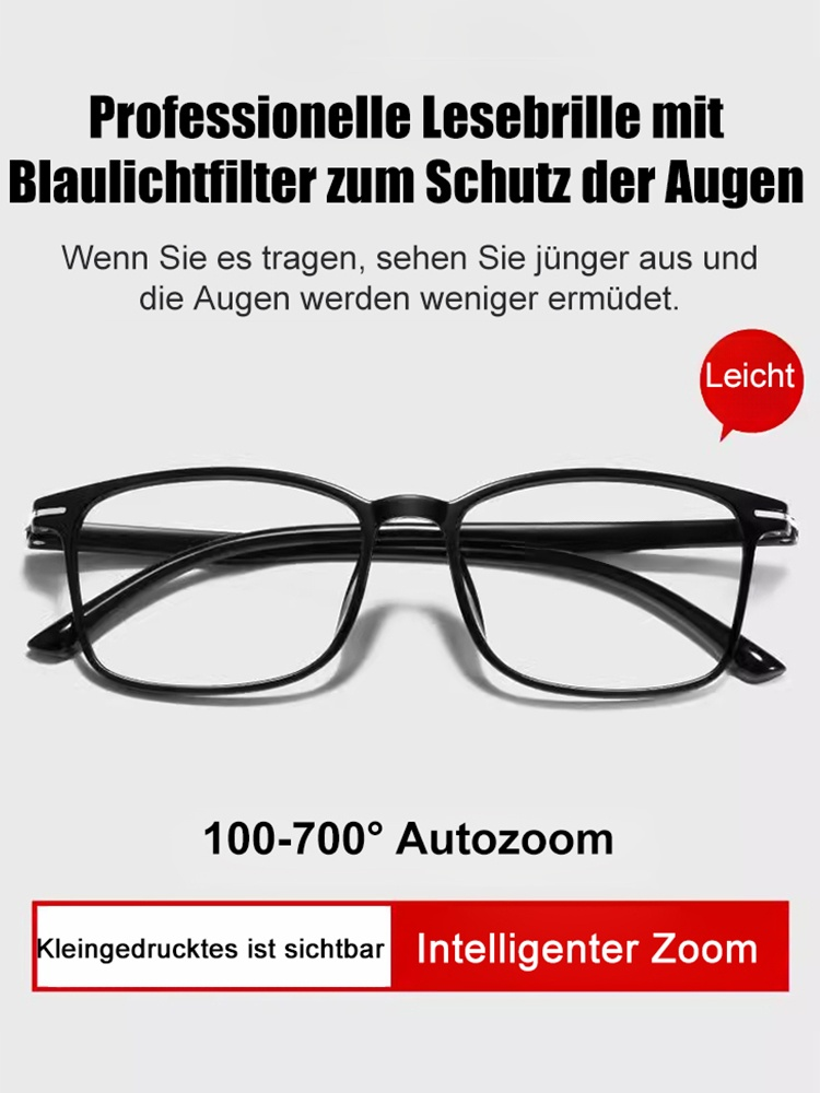Unisex-Antibeschlag-Smart-Zoom-Brille für Alterssichtigkeit