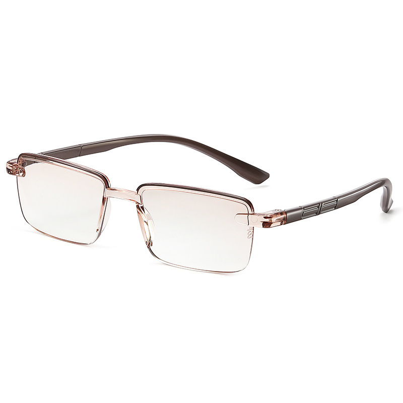 Rahmenlose quadratische Zoom-Lesebrille