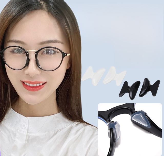 Schmetterlingsförmige Anti-Rutsch Brille Nasenpad
