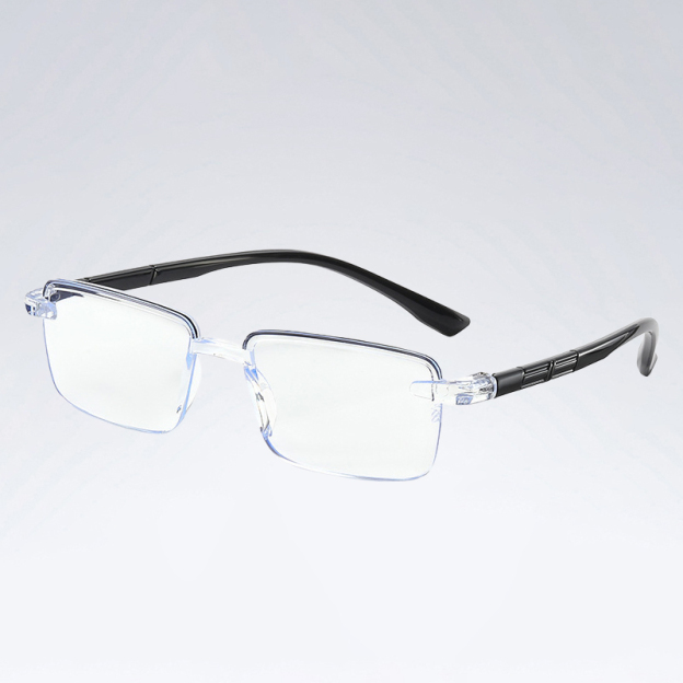 Rahmenlose quadratische Zoom-Lesebrille