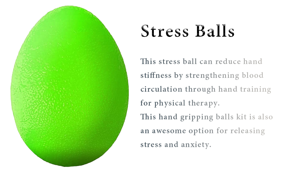 Stress Relief Ball、Hand Grip Strengthener、Grip Strength Trainer、Finger Strengthener