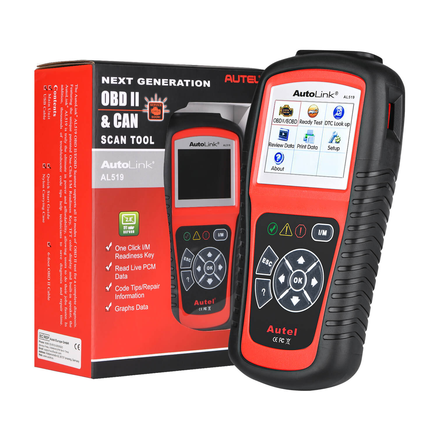 Autel AutoLink AL519 OBD2 Scanner