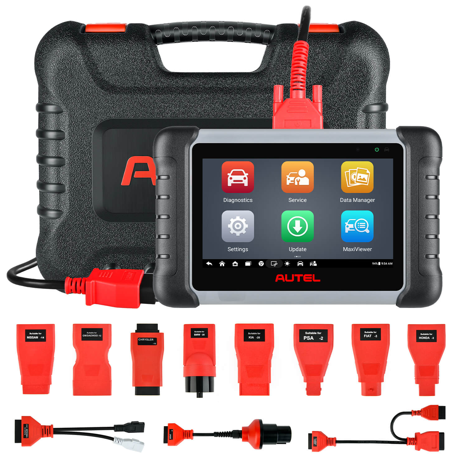 [2 Years Update] Autel MaxiPRO MP808S Kit UK/EU | Active Test| Bi-Directional Control | Oil Reset, EPB, SAS, DPF, BMS, Injector Coding