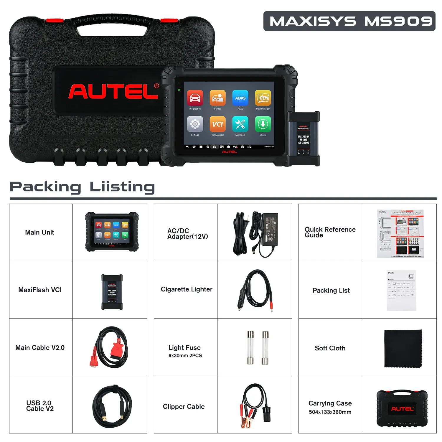 Autel MaxiSys MS909 | J2534 ECU Programming | ECU Coding | Diagnostic Topology