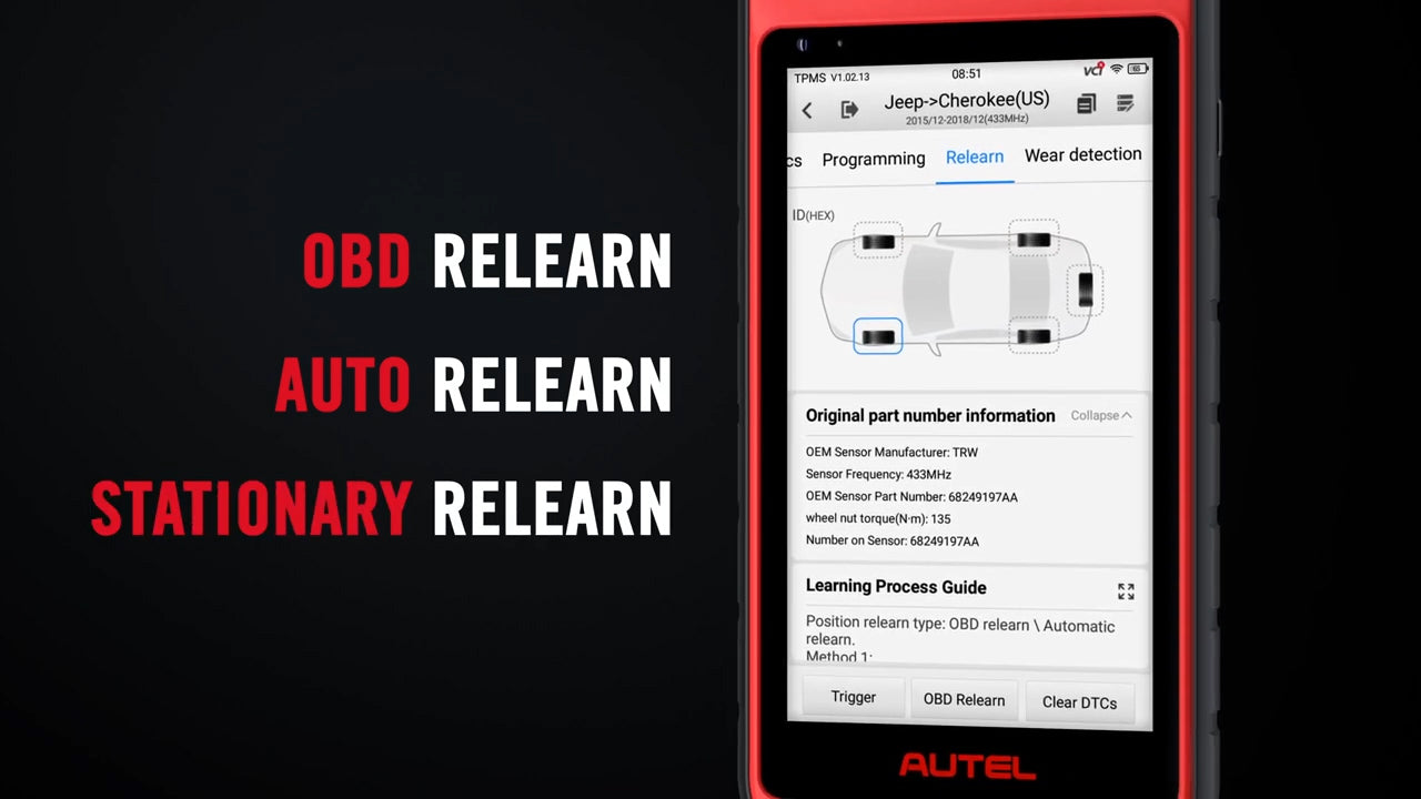 TPMS Relearn Function with Autel MaxiTPMS ITS600