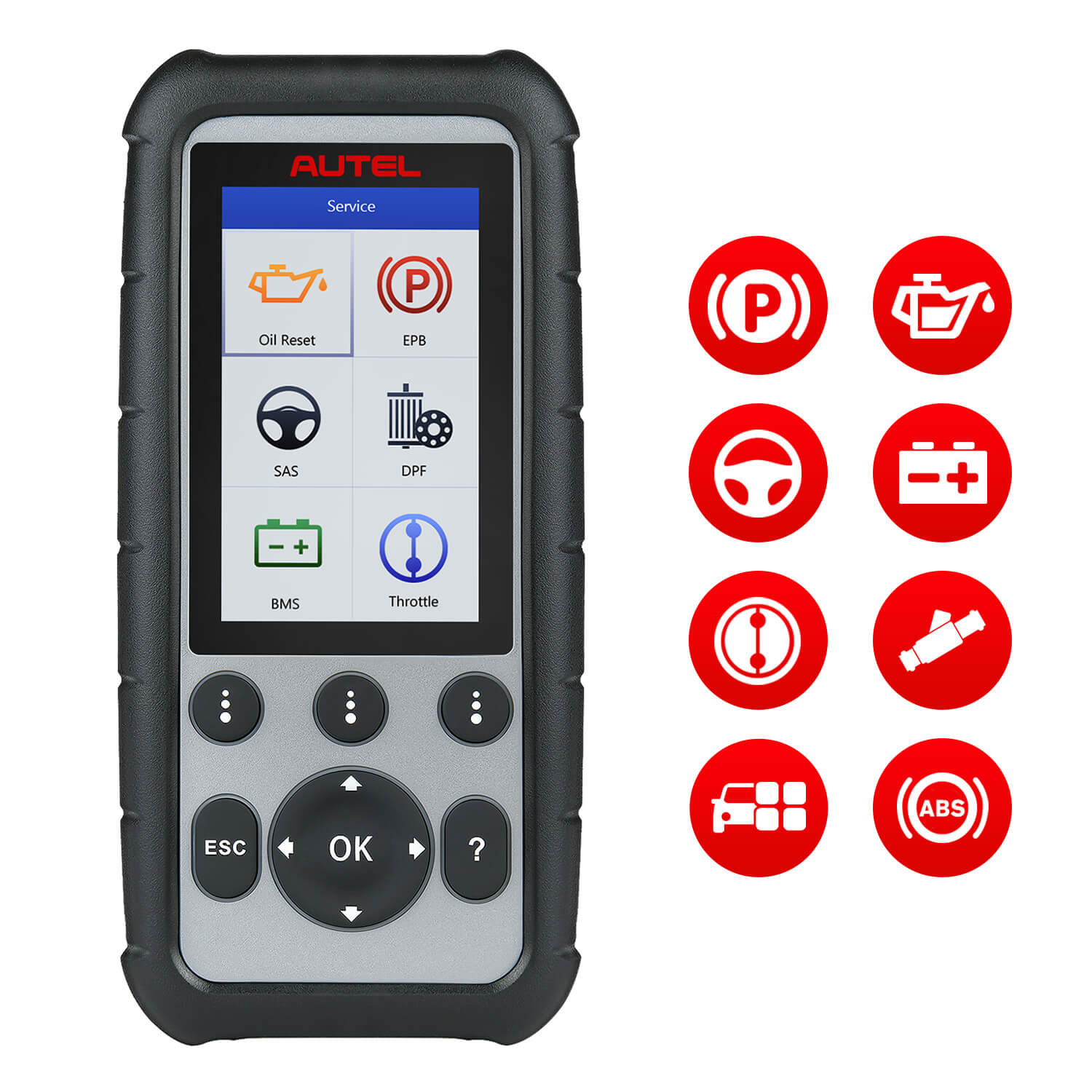 Autel MaxiDiag MD806 | 4 Systems Diagnosis | 7 Most Special Reset Services | OBD2 Scanner Car Diagnostic Tool as MD802 Elite