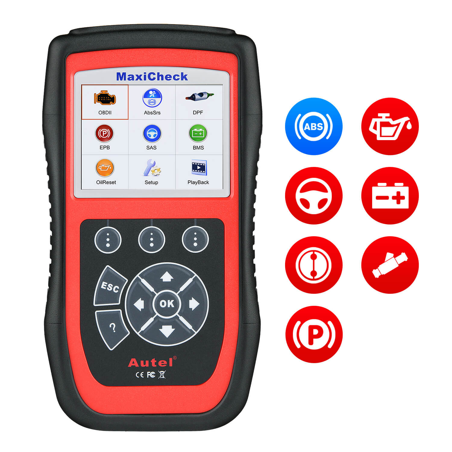 Autel Maxicheck Pro UK/EU | Automotive OBD2 Scanner | ABS Bleeding | Oil Reset,SRS, EPB, SAS, BMS, SAS, DPF