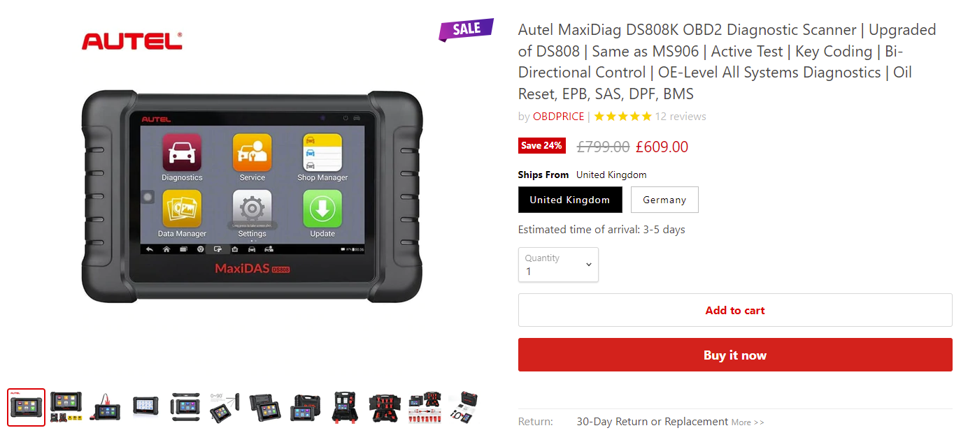 autel maxidas ds808k