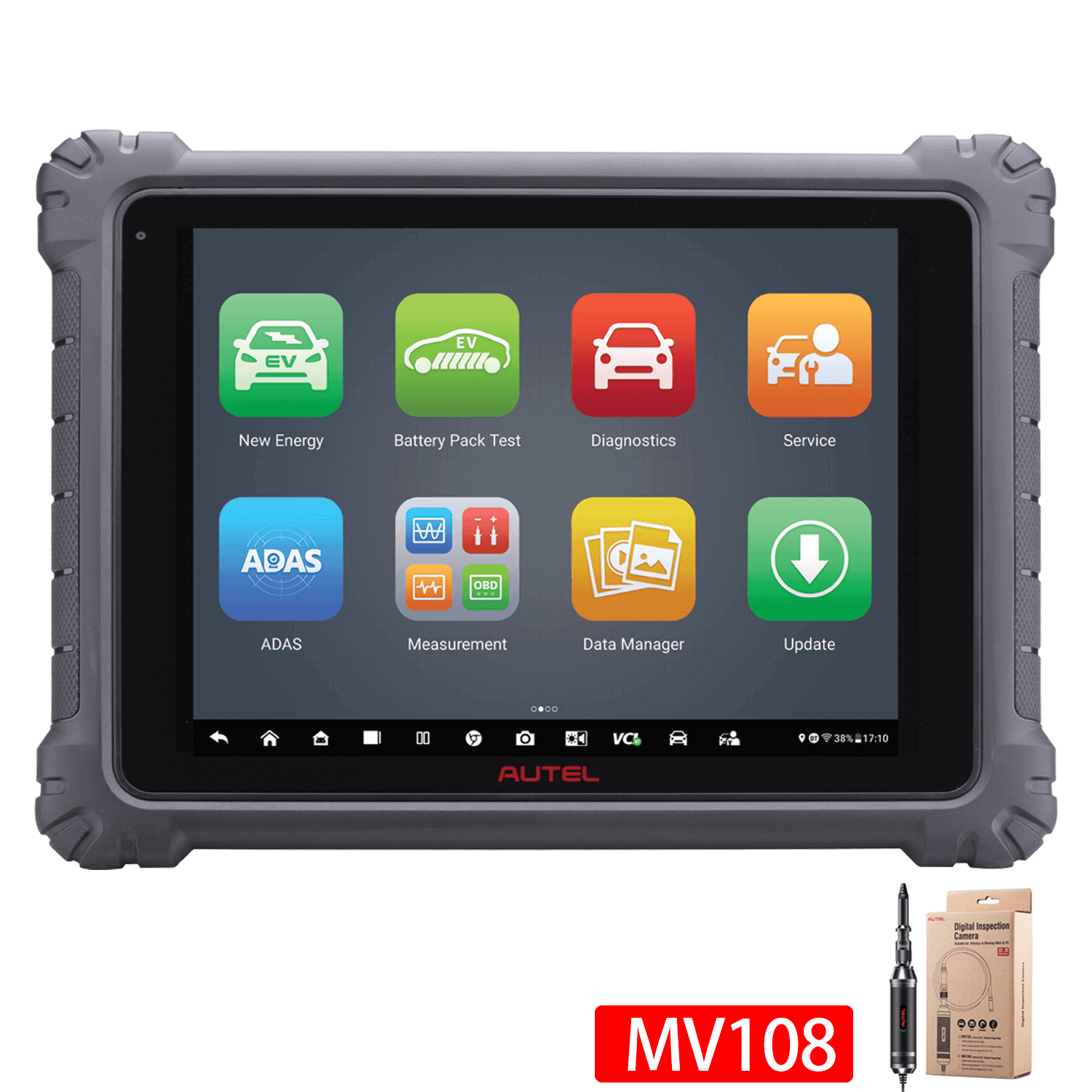Autel MaxiSys Ultra EV UK/EU | Top Intelligent Diagnostic Scan Tool | Diagnostics for electric/hybrid/gas vehicles | Online ECU Programming / Coding | 5-in-1 VCMI Module | Topology Map | Guided Function