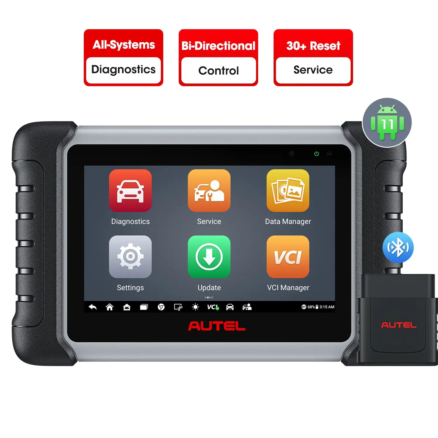 Autel MaxiCOM MK808BT Pro Main Page
