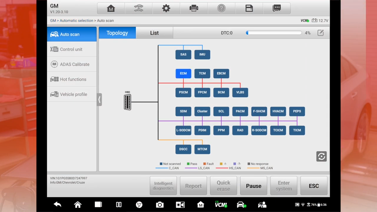 Autel Ultra intelligent diagnostic step 2 picture