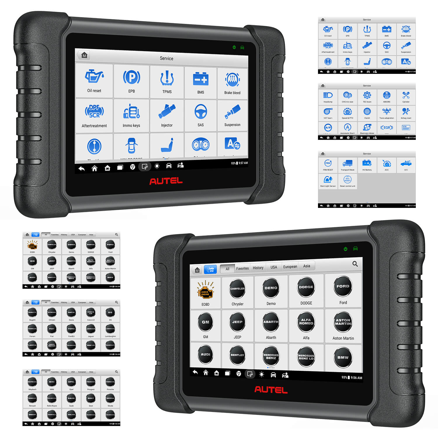 Autel MaxiDAS DS808S UK/EU | Active Test| Bi-Directional Control | Oil Reset, EPB, SAS, DPF, BMS, Injector Coding