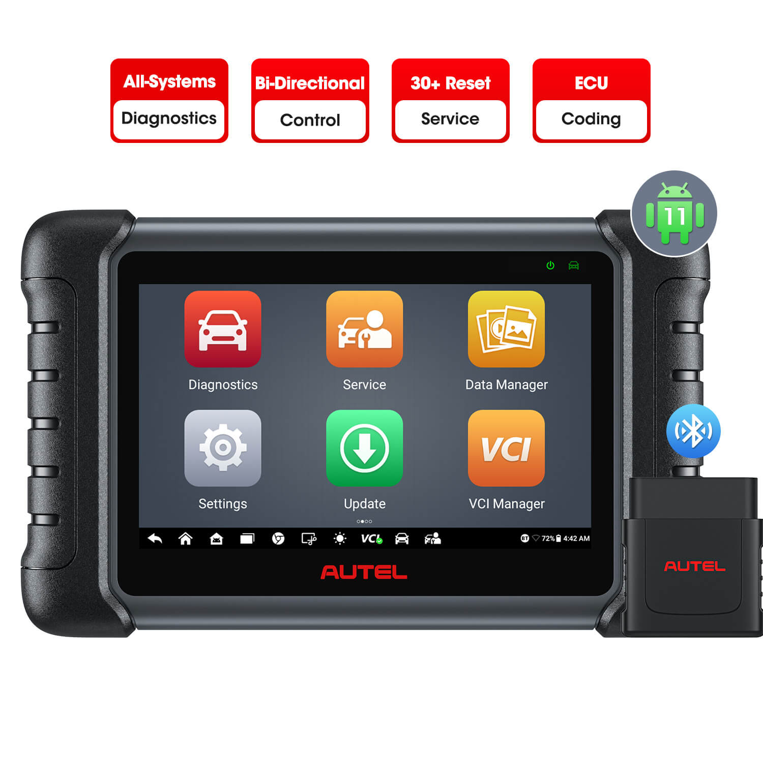 Autel MaxiDAS DS808S BT | 2025 Newest Upgraded Version of DS808 | Supporting Online ECU Coding