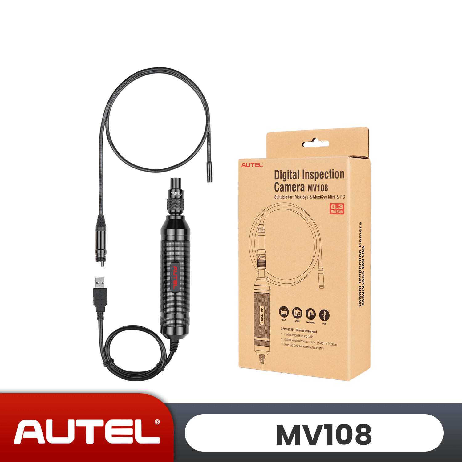 Autel MaxiVideo MV108S Digital Inspection Camera