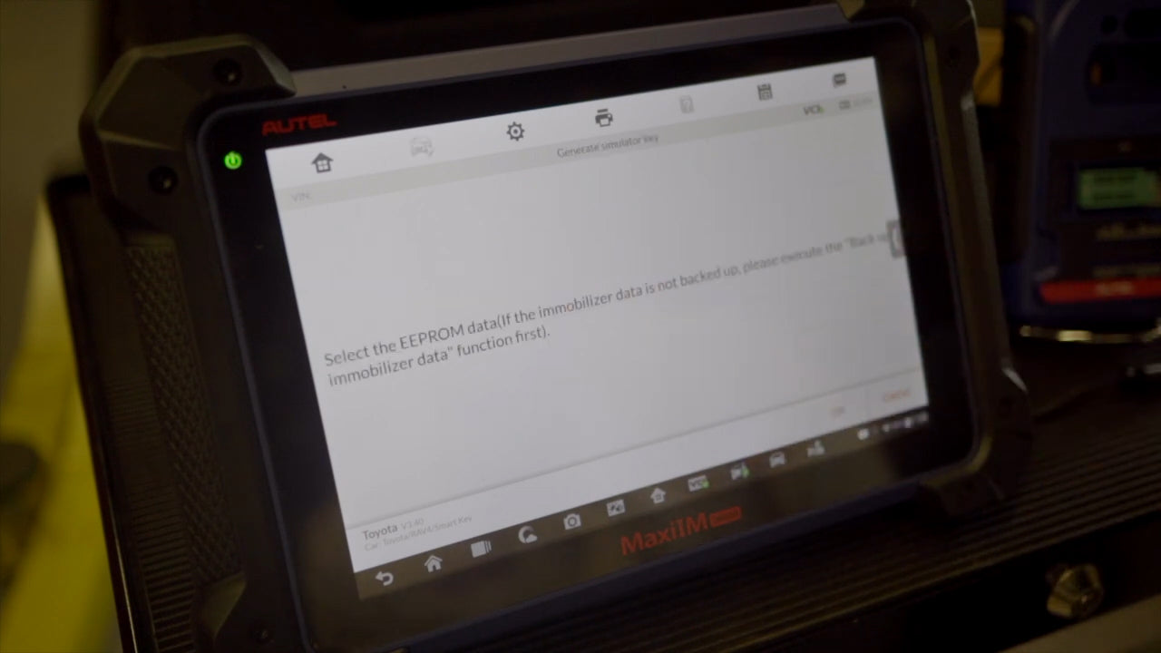 autel immo function steps