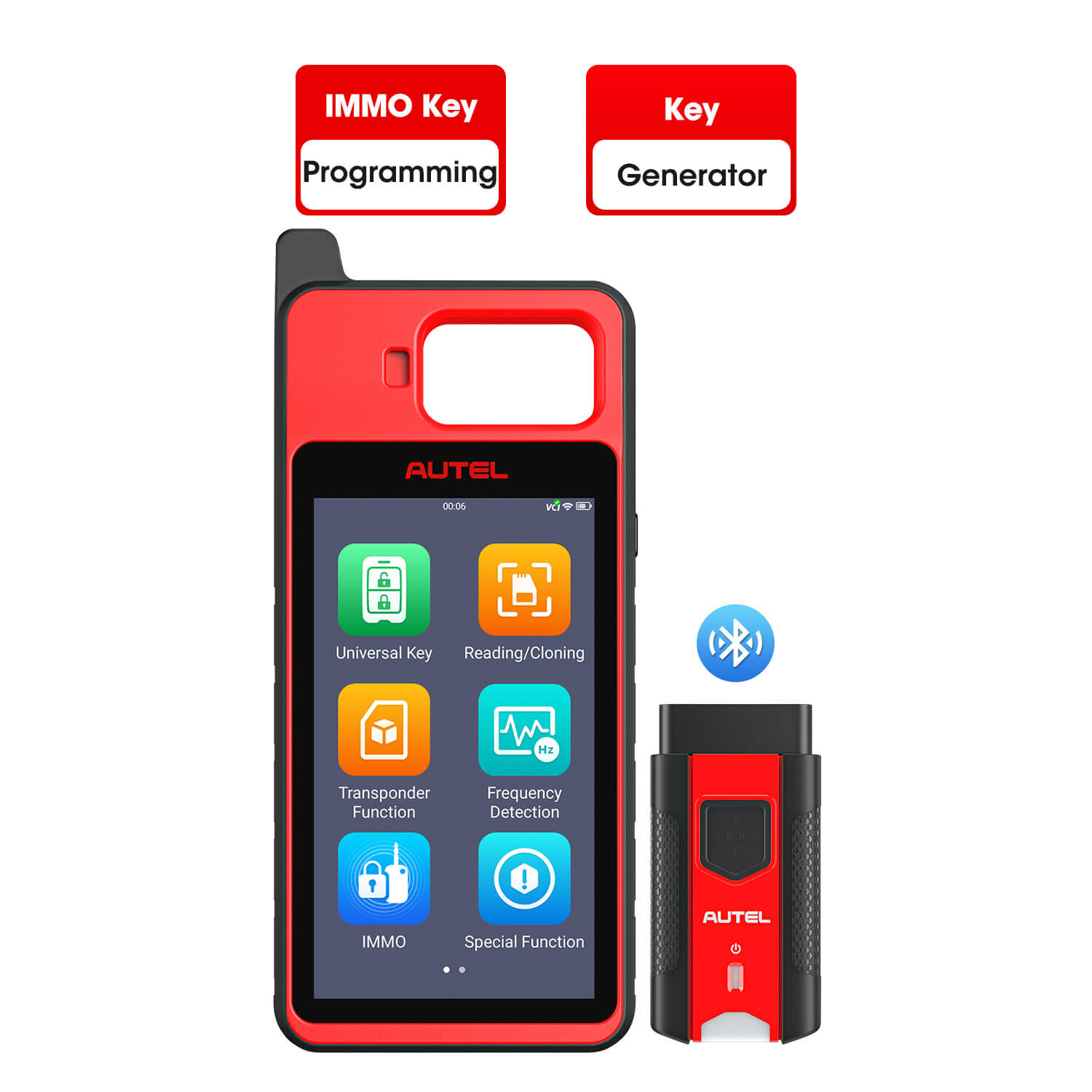 Autel MaxiIM KM100/KM100X/KM100E | Universal Key Generator |  IMMO Learning via OBD |  Program the Autel IKEY | IMMO Programming | Including BMW, Volkswagen, Toyota, Honda, and General Motors