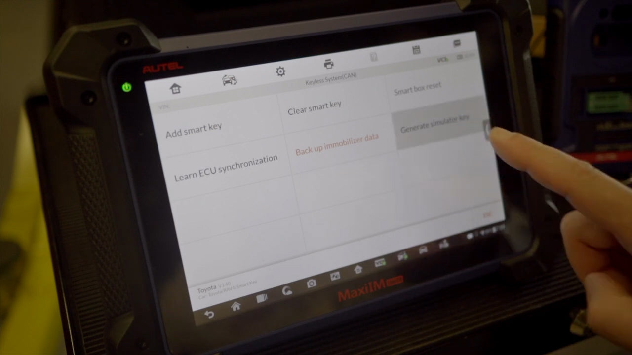 autel immo function steps