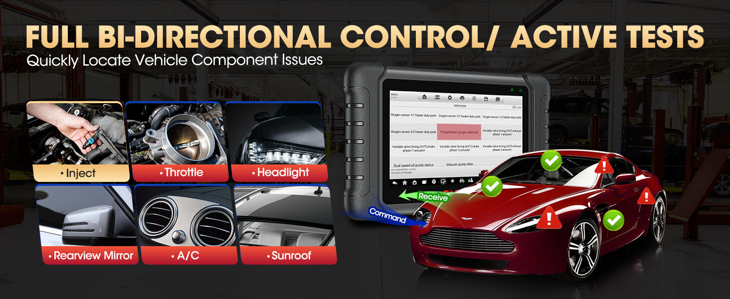 Autel MaxiCheck MX808S Bi-Directional Control Scanner