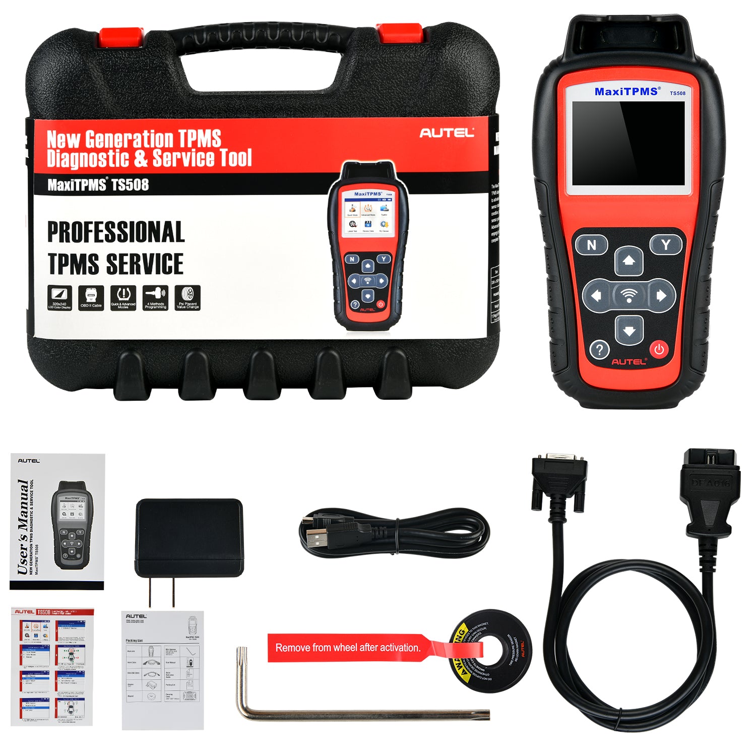 autel ts508 package display