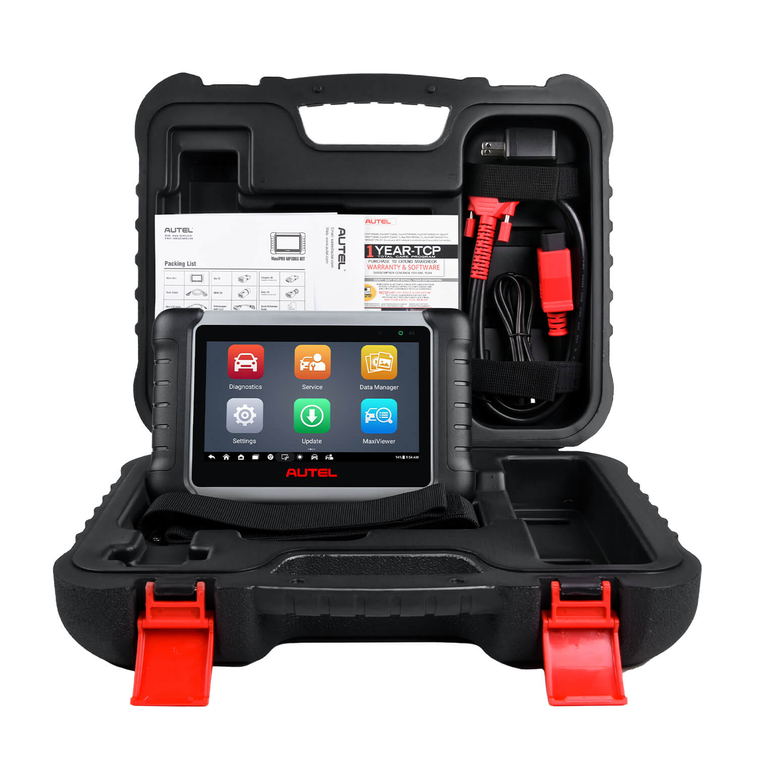 [2 Years Update] Autel MaxiPRO MP808S Kit UK/EU | Active Test| Bi-Directional Control | Oil Reset, EPB, SAS, DPF, BMS, Injector Coding