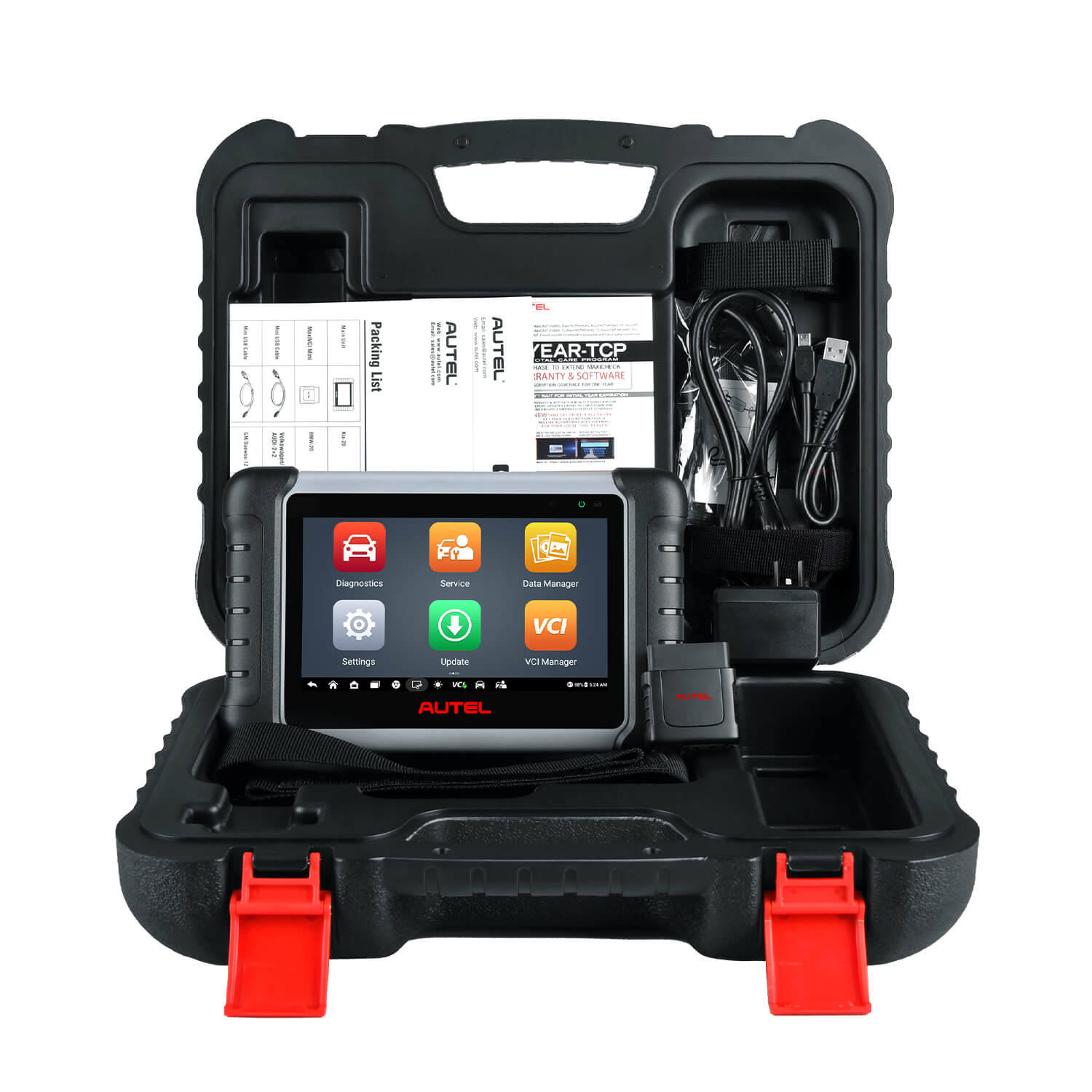 Autel MaxiPRO MP808BT Pro UK/EU | Upgraded Ver. of MP808BT package list