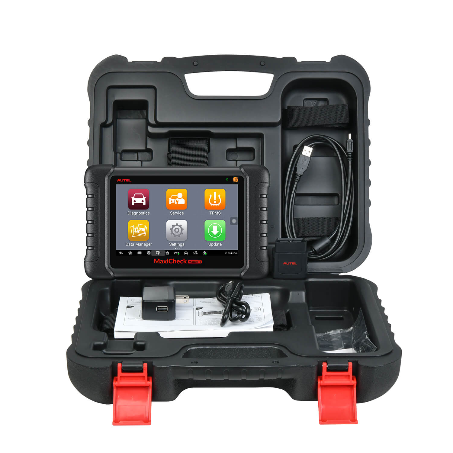  Autel MaxiCheck MX808TS | Same as MK808TS | Complete TPMS Sensor Programming PACKAGE BOX