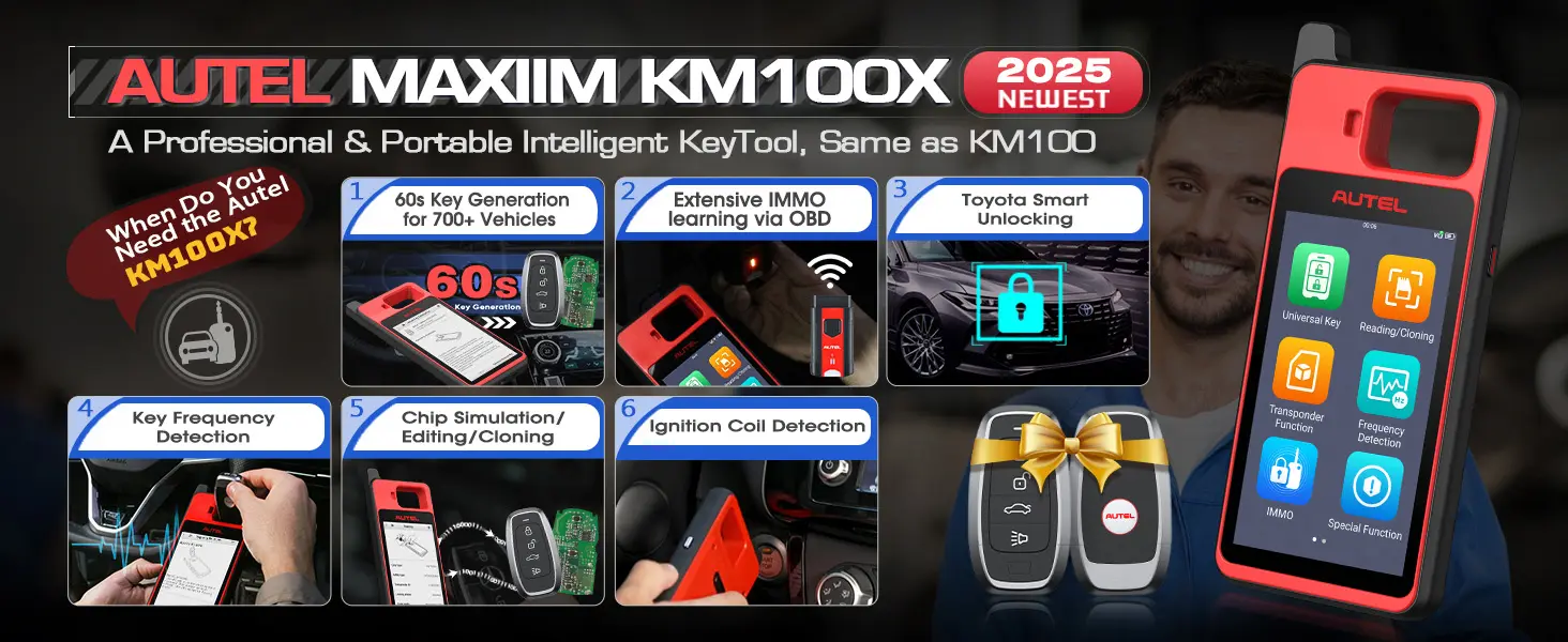 autel maxiim km100 main features