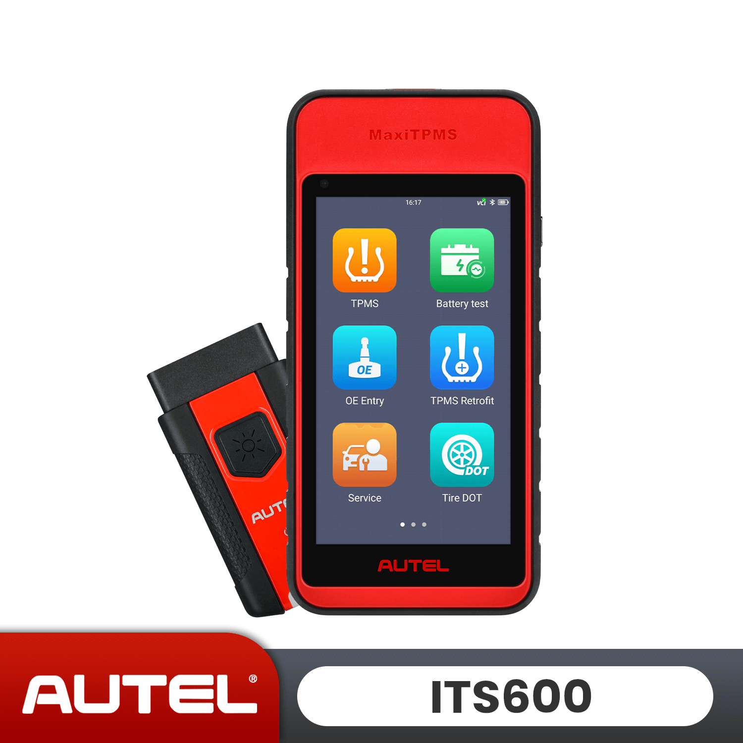 Autel MaxiTPMS ITS600 | TPMS Relearn/Programming Tool | Activate/Relearn All Sensors | 4 Reset Functions (Oil Reset, BMS, SAS, EPB) | Auto VIN (Free Update)