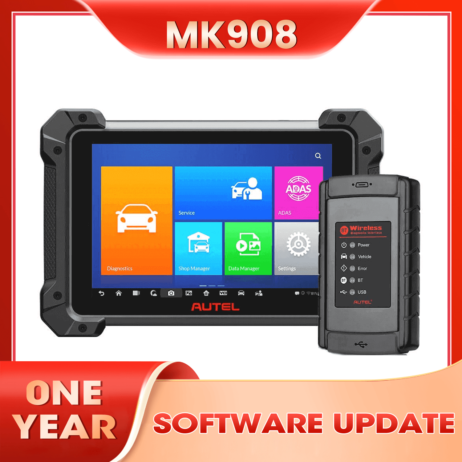 Original Autel MK908 One Year Update Service [TCP Activation]