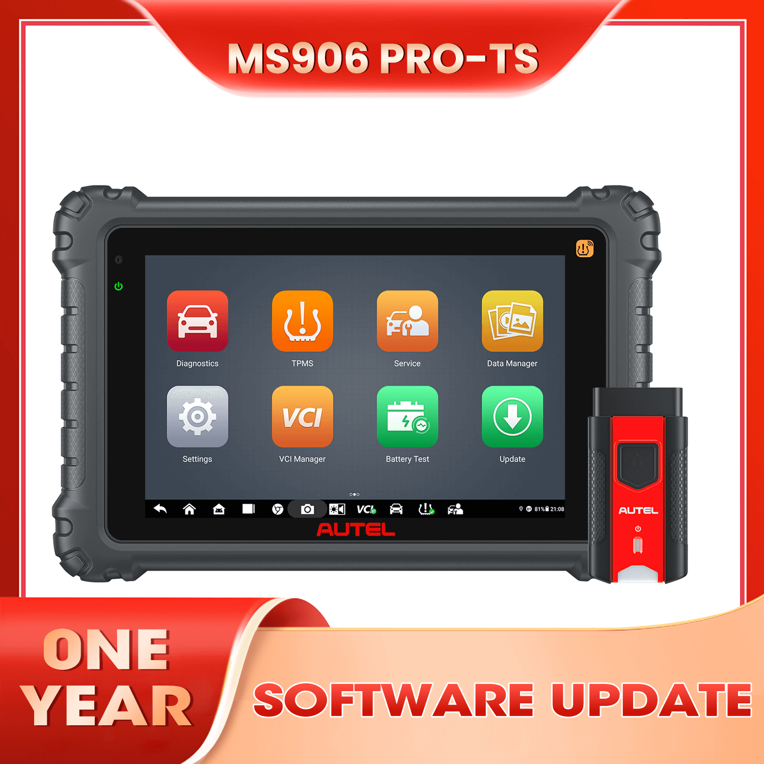 Original Autel MS906 Pro-TS One Year Update Service [TCP Activation]