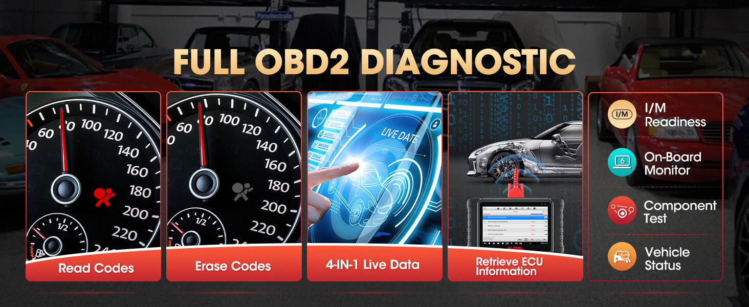Autel MX808S: Full-featured & Efficient Diagnostic Scanner