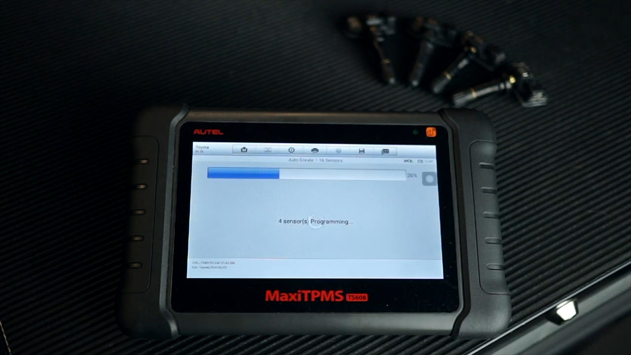 Autel TS508 & TS608 - MX 1-Sensor TPMS Batch Programming Feature