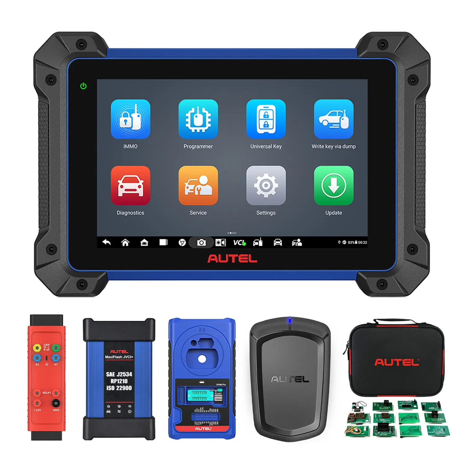 Autel MaxiIM IM608 Pro II /IM608S II Full Kit | Key Programming Tool | Upgraded Version of IM608 Pro | Add New Keys | All Keys Lost | Read Password | Remote Learning | All Systems Diagnostics | Bi-Directional Control | 31+ Reset Services