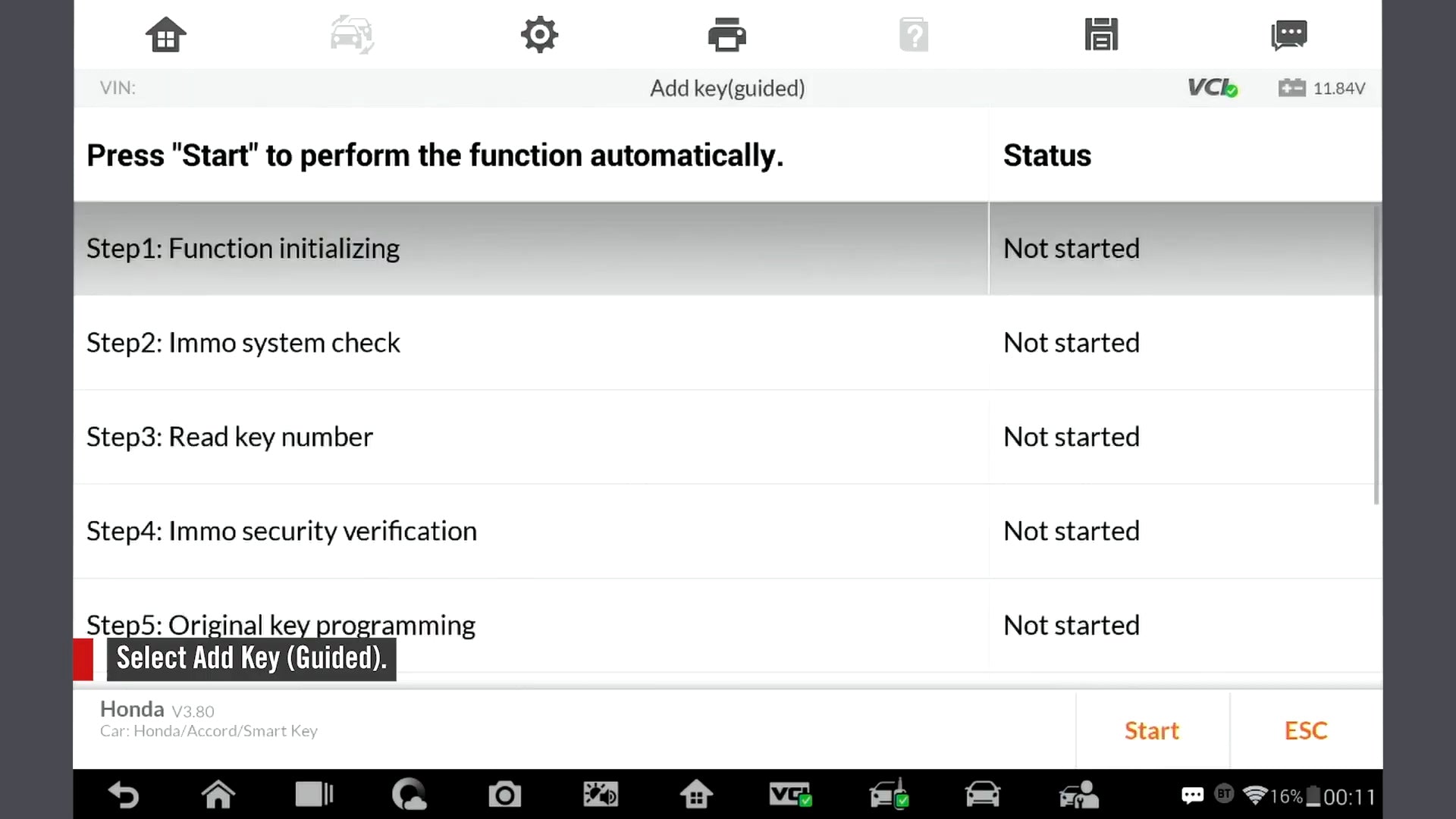 How to add a new car key for a Honda Tips