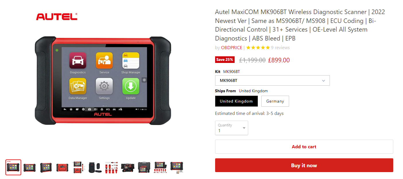 autel maxicom mk906bt