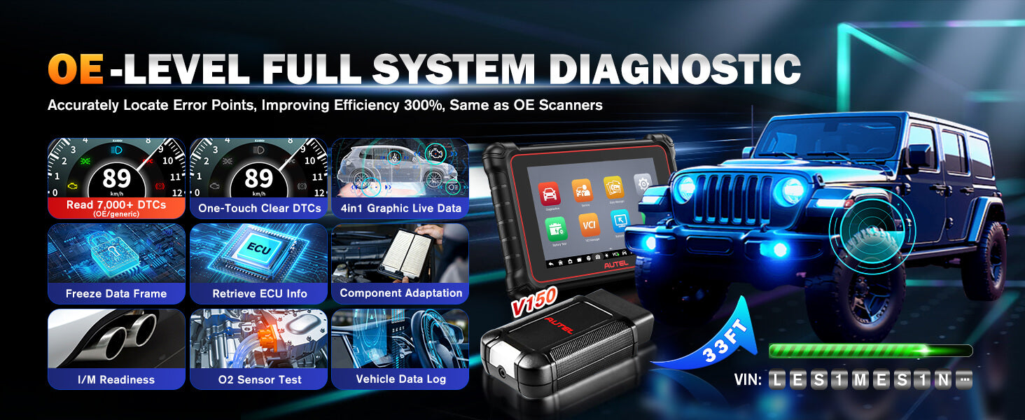 Autel MK900-BT OE-Level Diagnosis