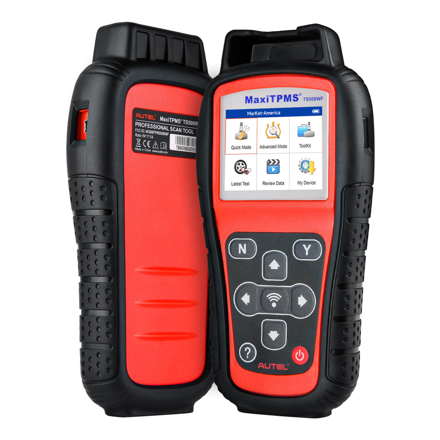 Autel MaxiTPMS TS508 WF | Upgraded Version of TS508 | Program MX-Sersors | Activate/Relearn Sensor | Read/Clear TPMS DTCs